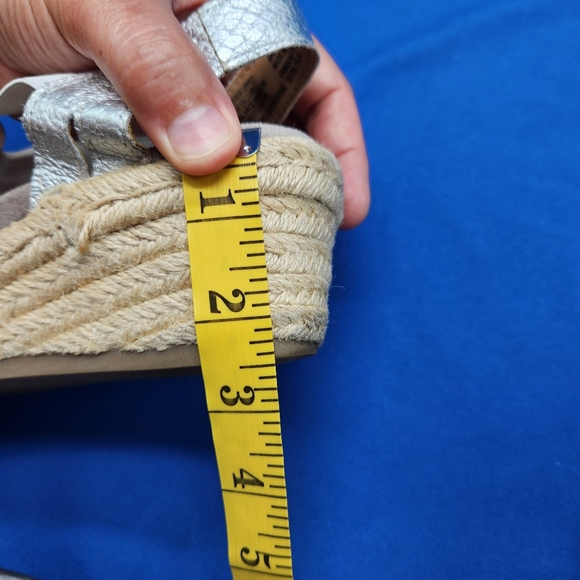 Earth Orgins Womens Size 9.5M Naples Nanci Open Toe Espadrille Wedge Sandal - Picture 15 of 15